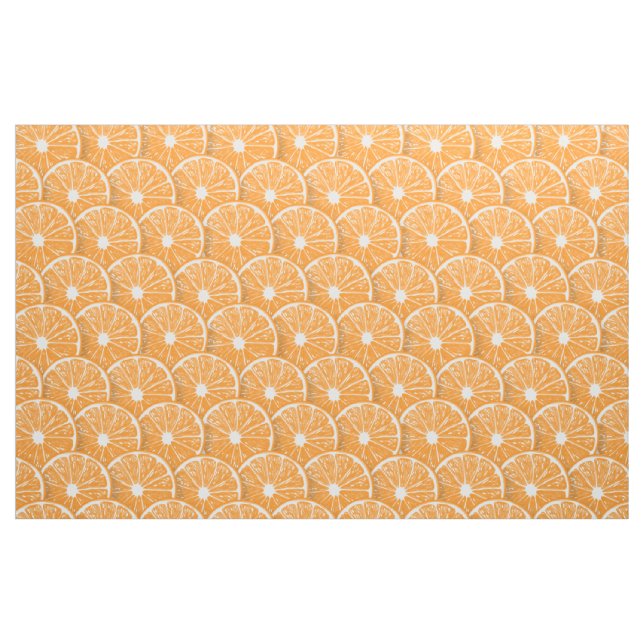 Tela rebanadas naranjas ("Cuarto gordo" (fat quarter))