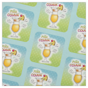 TELA - RECETA DE COCTEL DE PINA COLADA ART