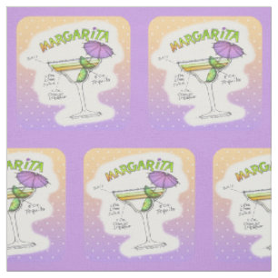TELA RECETA DE MARGARITA COCTELERÍA ARTE