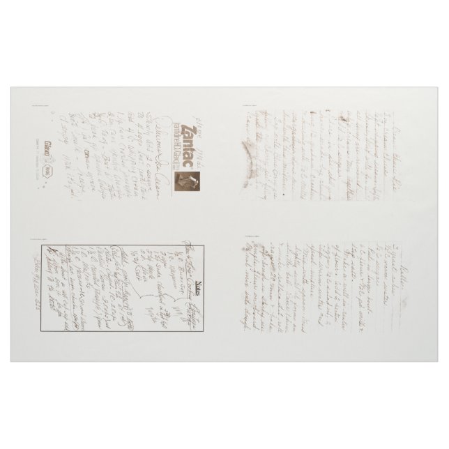 Tela Recetas (Yarda)