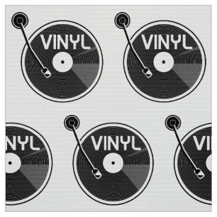 Tela Récord Turtable Rock And Roll Vinyl Record