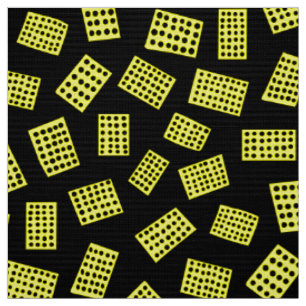 Tela Rectángulos abstractos 081122 - Amarillo sobre neg
