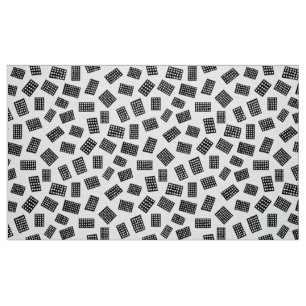 Tela Rectángulos abstractos 081122 - Negro sobre blanco