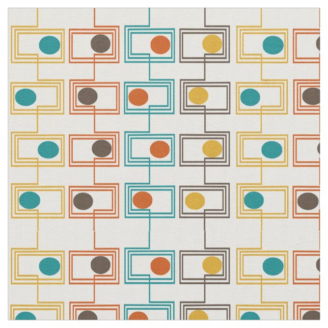 Tela Rectángulos de Kandinsky con ovales (De cerca)