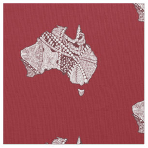 Tela Recuerdos de arte en el mapa del doodle de Austral