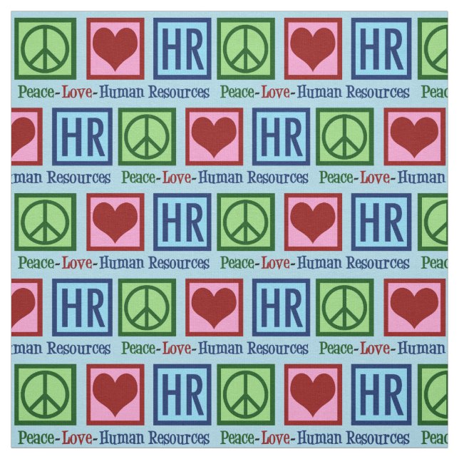 Tela Recursos humanos Paz Amor RHH (Retal)
