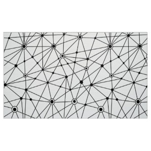 Tela Red 010316 - Negro sobre blanco