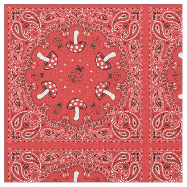 Tela Red Bandana (De cerca)