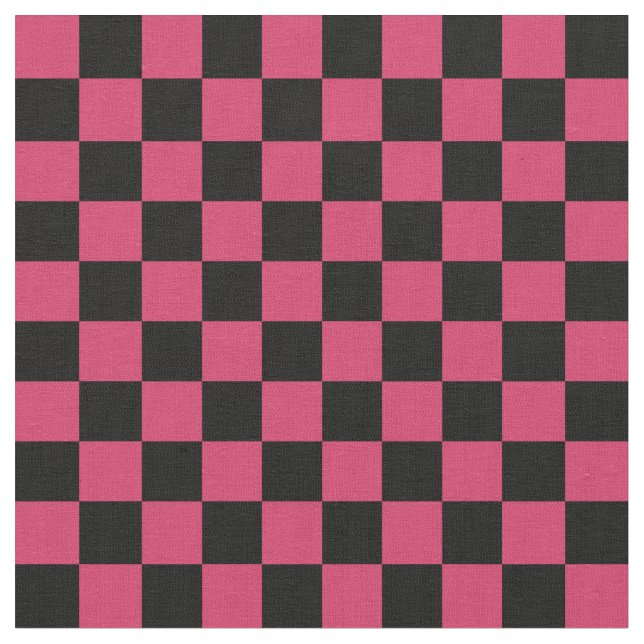Tela Red & Black Checkerboard (De cerca)