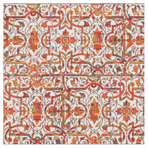 Tela Red Filigree
