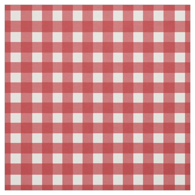Tela Red Gingham Check (Retal)