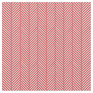 Tela Red Herringbone