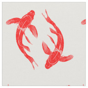 Tela Red Koi Fish