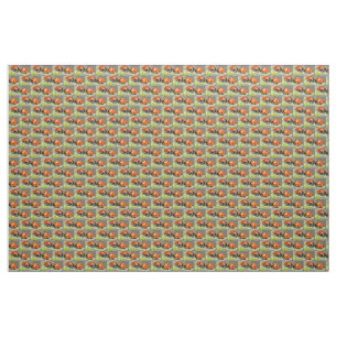 Tela Red Lady Bugs Fabric