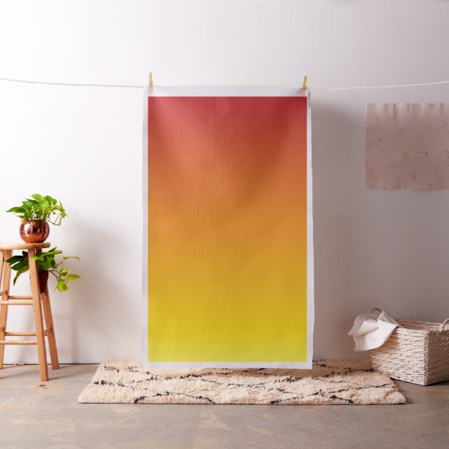 Tela Red Orange Yellow Gradient Fabric (In Situ)