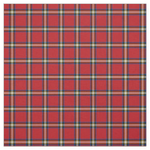 Tela Red Plaid, Royal Stewart Tartán
