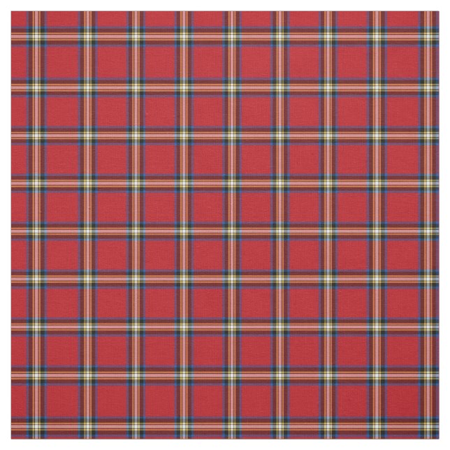 Tela Red Plaid, Royal Stewart Tartán (Retal)