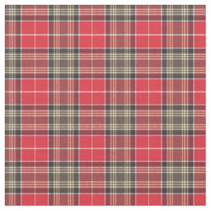Tela Red Scottish Tartan Plaid