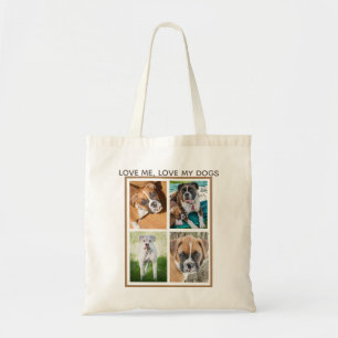Tela Regalo de encargo del perro - bolso de compras
