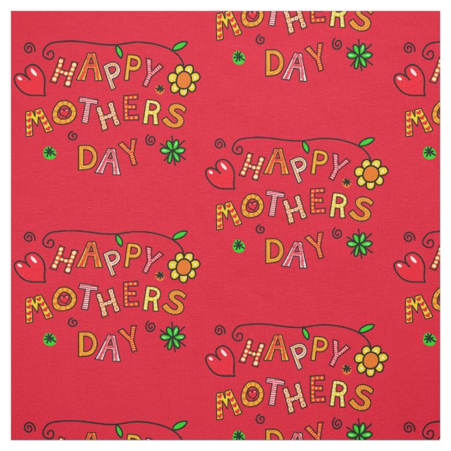 Tela Regalos felices del día de madre (Retal)