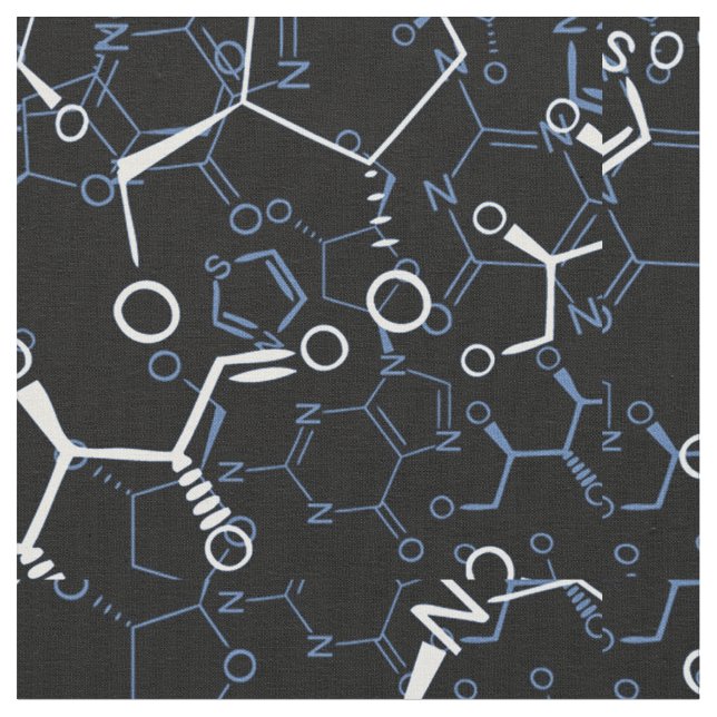 Tela Regalos Químicos de Fórmula Química (De cerca)