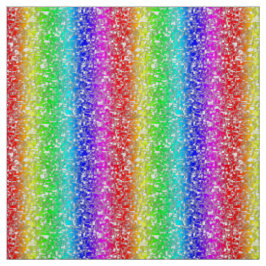 Tela Regenbogen abstraktes weißes Stoffmuster