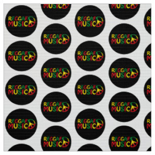 Tela Reggae Diseño musical, arte de reggae