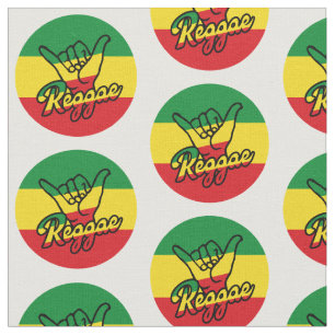 Tela Reggae Shaka Hands con colores de reggae
