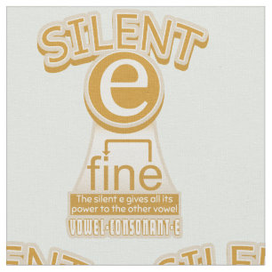 Tela Regla de hongos en inglés en silencio