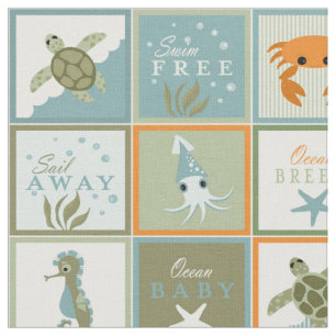 Tela Remiendo del océano