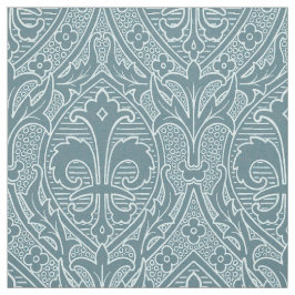 Tela Renacimiento gótico Fleur de Lys - Lluvia