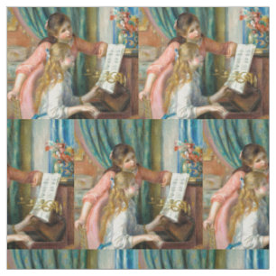 Tela Renoir Dos Niñas en el Piano Imprimir Música Arte