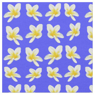 Tela "Resplandor en Azul: La Historia del Frangipani Am
