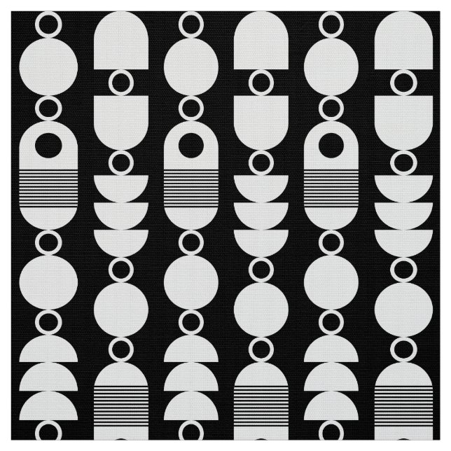 Tela Resumen 140823 - Blanco sobre negro (Retal)