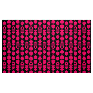 Tela Resumen 140823 - Rojo neón sobre negro