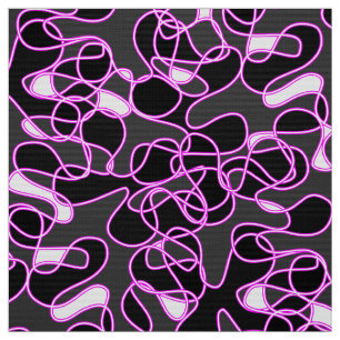 Tela Resumen 290523 Negro, magenta y blanco
