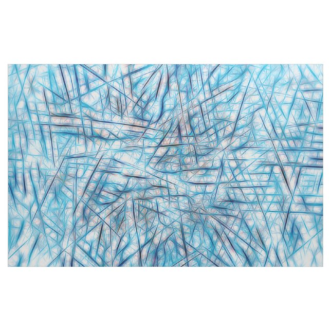 Tela Resumen de acuarela azul rosa (Yarda)