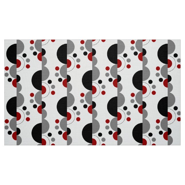 Tela Resumen de Crescents 01 - Rojo de rubí ("Cuarto gordo" (fat quarter))
