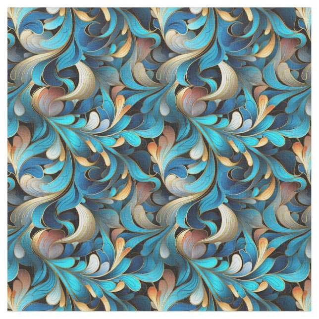 Tela Resumen de estructura de patrones fractales (De cerca)