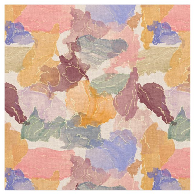 Tela Resumen de tinta de alcohol (De cerca)