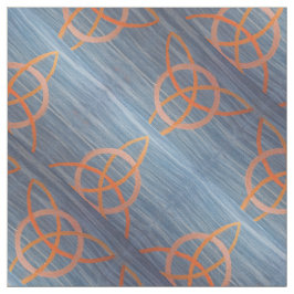 Tela Resumen de Triquetra | Blue Gold Celtic Trinity Kn