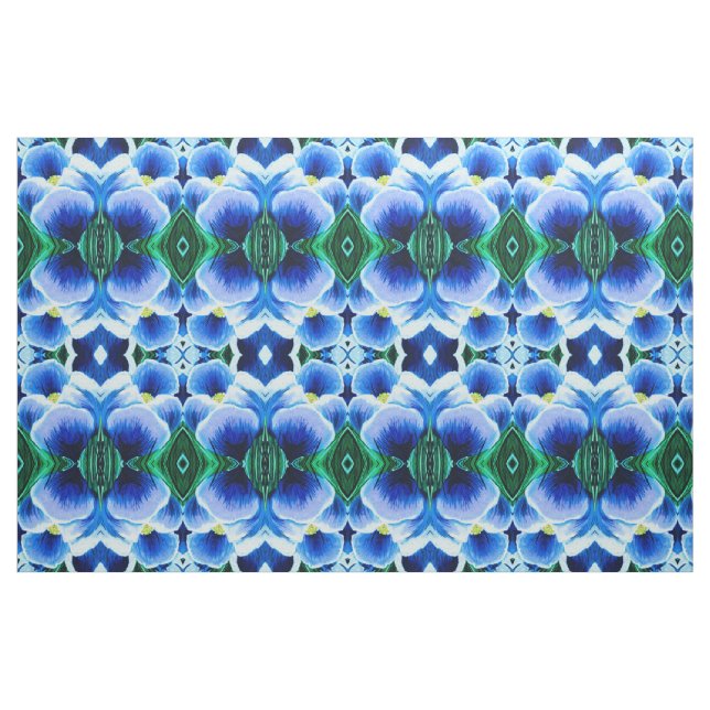 Tela Resumen de un solo crocus azul ("Cuarto gordo" (fat quarter))