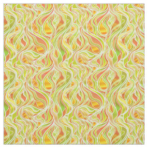 Tela Resumen de vidrio manchado amarillo