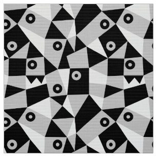 Tela Resumen geométrico 030919 - Gris