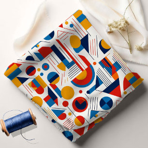 Tela Resumen geométrico retro Parte #11 Oro de la Marin