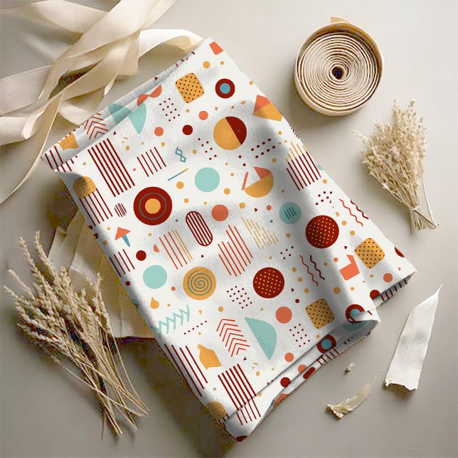 Tela Resumen geométrico retro Pat#5 Brick Gold ID1067 (Subido por el creador)