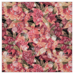 Tela Resumen lindo hermoso hermoso diseño floral de flo