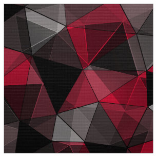 Tela Resumen, negro y rojo, triángulo, geométrico, negr