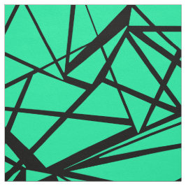 Tela Resumen negro y turquesa