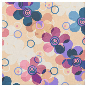 Tela Resumen niños lindos flores personalizados florale